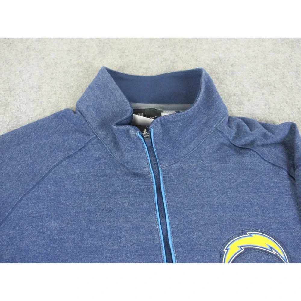 Los Angeles Chargers Shirt Mens Extra Large Blue Yellow Nike NFL Football